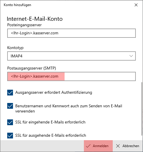 Windows Mail-App - E-Mail-Konto einrichten, Bild 7