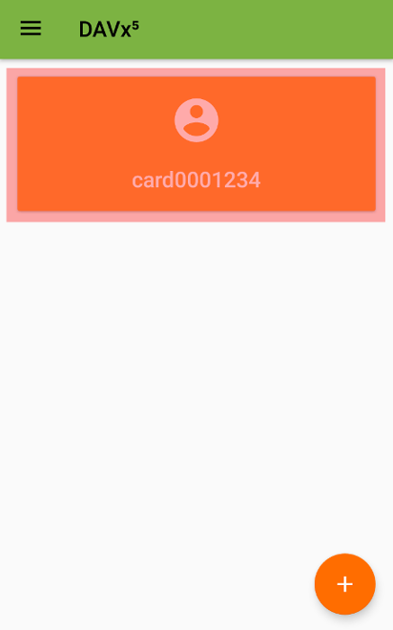 CardDAV - Synchronisierung von Kontakten - Android DAVx5 (DAVdroid), Bild 4